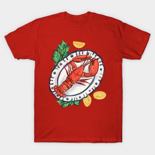 Lobster Dinner T-Shirt by SWON Design